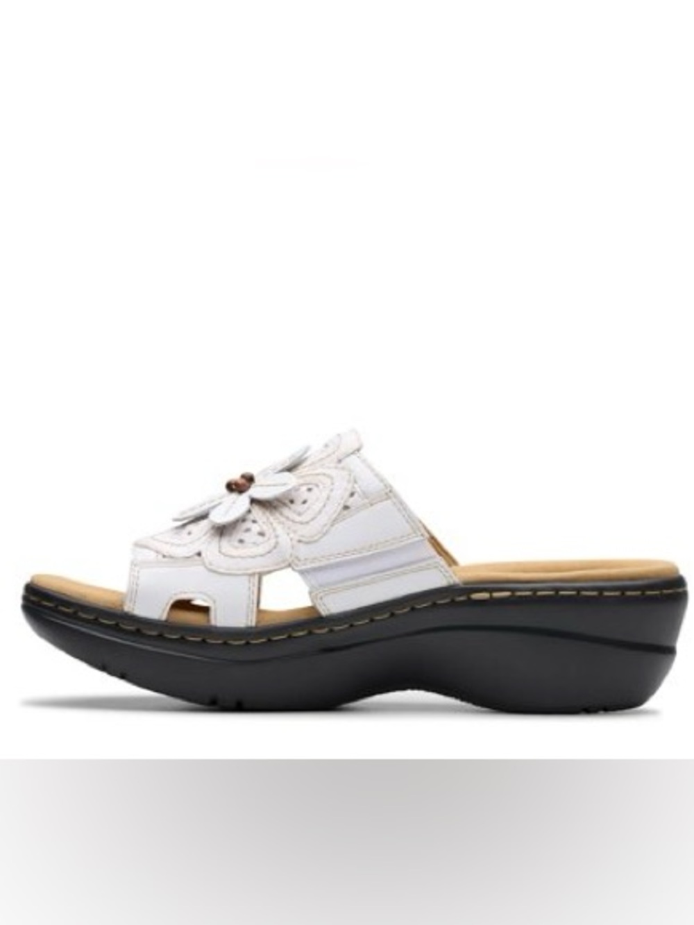 NEW! Clarks Merliah Belle Leather Wedge Sandals. 10M. - Picture 13 of 16